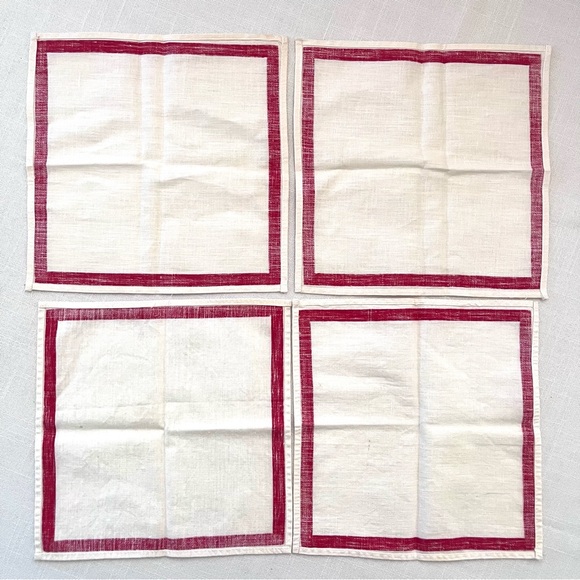 Vintage 1950’s Poppy Table Cloth and Napkins - Picture 13 of 14